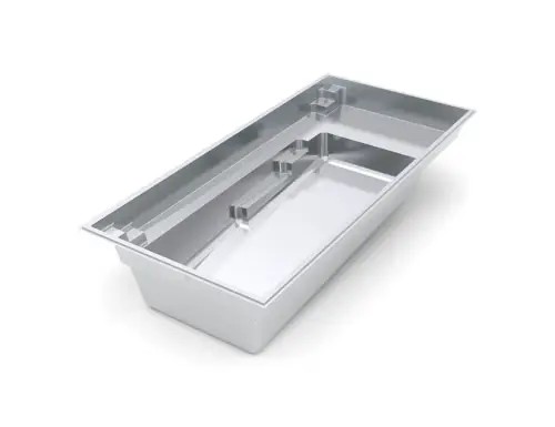 The Reflection™ including Splash Deck Fiberglass Pool 3D image